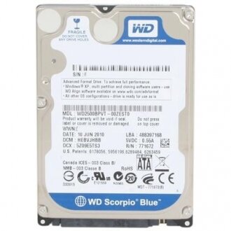 WD Scorpio Blue 320 GB (WD3200BPVT) HDD kullananlar yorumlar